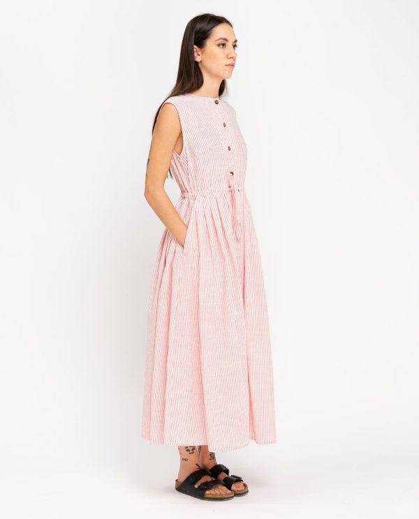 Abito coulisse in camicia DD25201 24PE_R.PESCA - Image 3