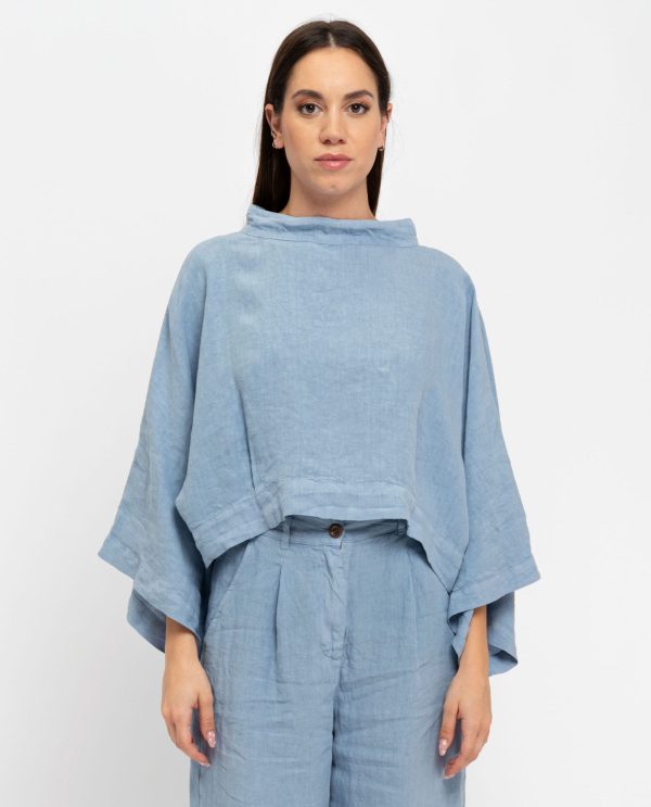 Camicia intera lino DD25209 25pe14zucchero