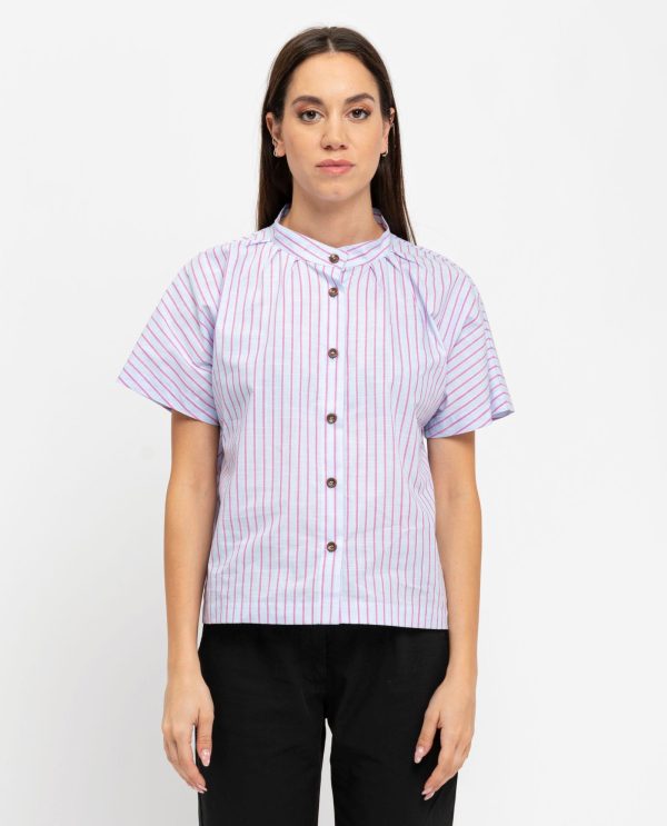 Camicia guru manica intera DD25224 Riga Fuxia