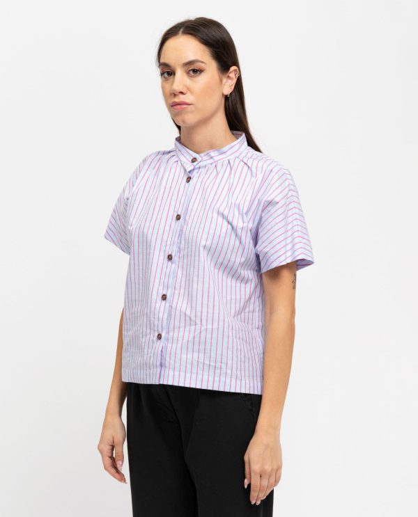 Camicia guru manica intera DD25224 Riga Fuxia - immagine 3