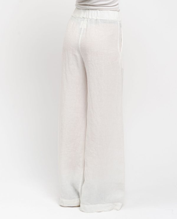 Pantalaccio campana lino DD25242 20PE.001BIANCO - Image 4