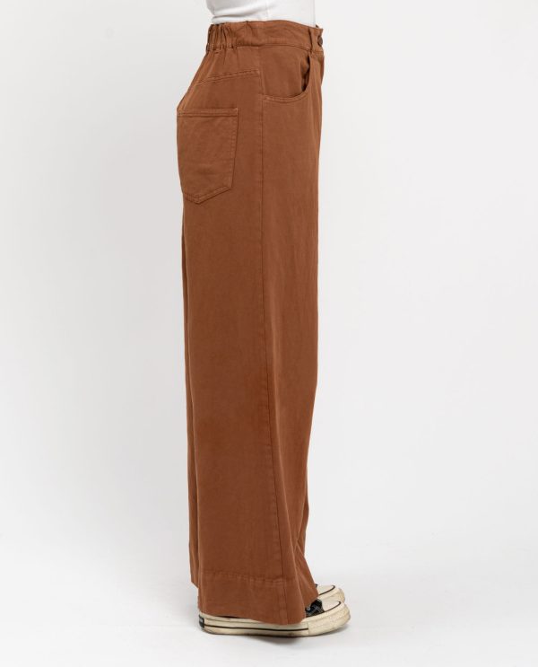 Pantalone svasato linard DD25251 25pe15marrone - Image 3