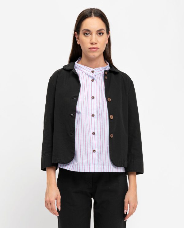 Giacca 5 bottoni galeda DD25269 NERO_060