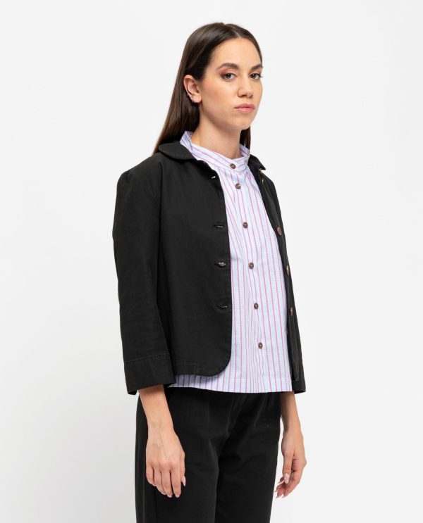 Giacca 5 bottoni galeda DD25269 NERO_060 - Image 3