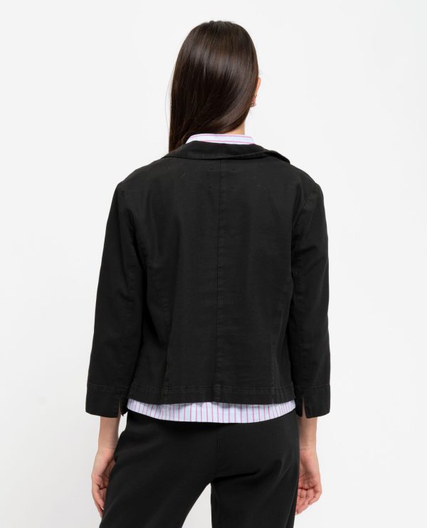 Giacca 5 bottoni galeda DD25269 NERO_060 - immagine 4