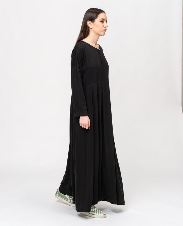 Abito taglio panterone DD25303 NERO_060 - immagine 3