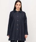 Giacca lunga denim pianeta DD25311 SCURO