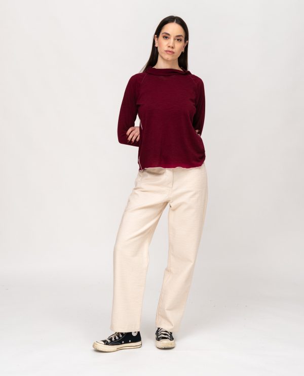 Pantalone 5 tasche dritto DD25359 20AI005BURRO - immagine 3