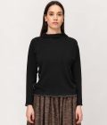 Maglia collo alto jersey lana DD25383 OL-NERO060
