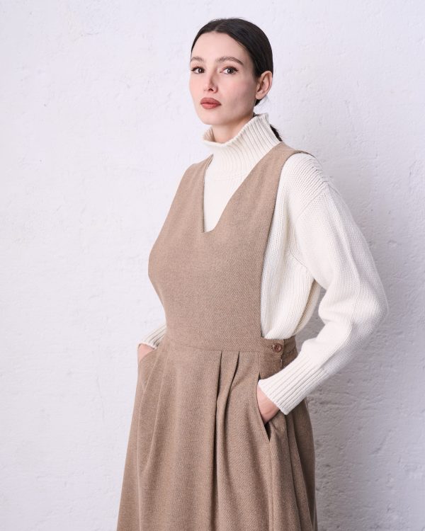 Abito gilet casper DD26403 ADRIA Biscotto - immagine 3