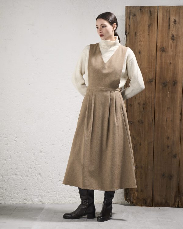 Abito gilet casper DD26403 ADRIA Biscotto - immagine 4