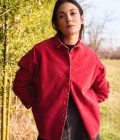 Giacca camicia aosta resina DD26426 TANAI Rosso