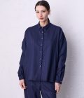 Giacca/camicia gessato DD26427 TANAI Blu