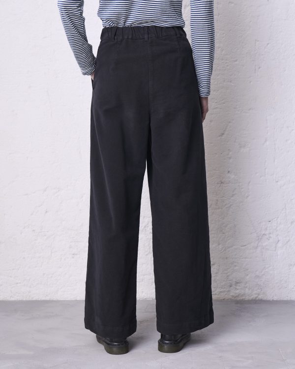 Pantalone lungo drammen DD26434 PIEVE Nero - immagine 3