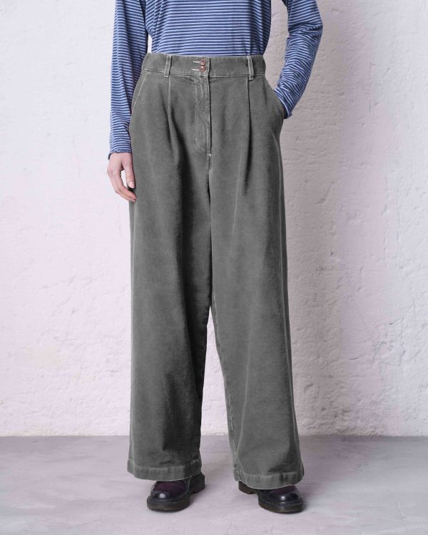 Pantalone ampio aosta resina DD26441 SELVA Grigio