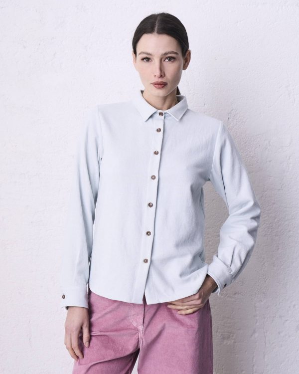 Camicia flanella DD26495 ARQUA Ghiaccio