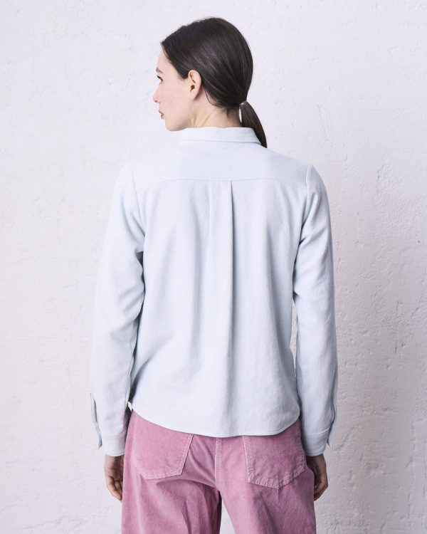 Camicia flanella DD26495 ARQUA Ghiaccio - immagine 3