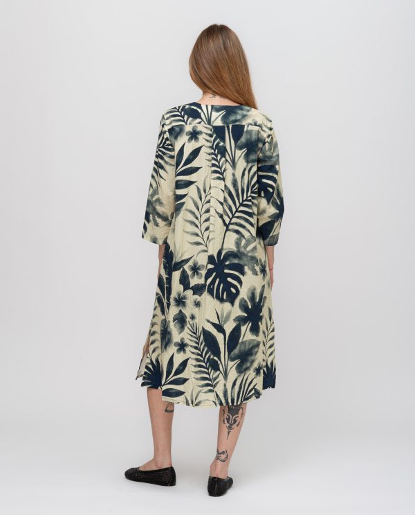 Abito polo mostro stampato DD26703 FANTASIA F62TropicalNat - immagine 3