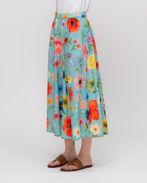 Pantagonna mostro stampato DD26712 FANTASIA F67PapavAzzurro - immagine 2