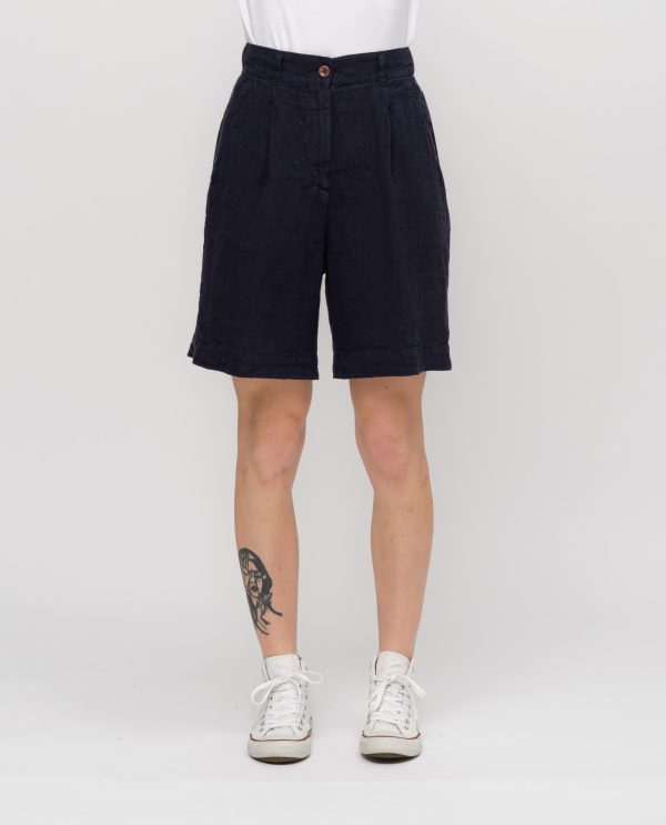 Bermuda pinces lino DD26720 NOTTE_6s