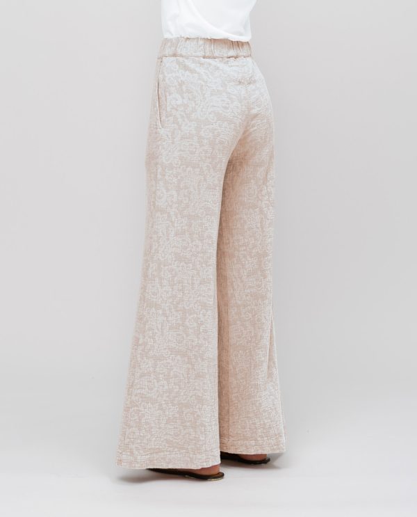 Pantalaccio campana jacquard DD26730 BURRO_6s - immagine 2