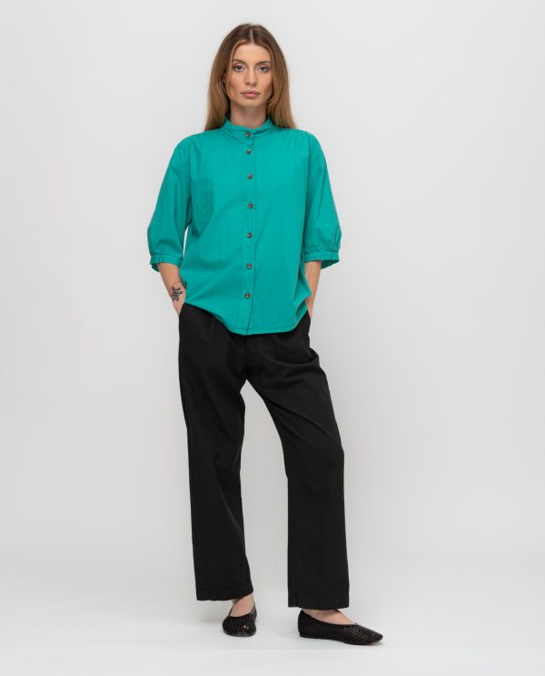 Camicia gomito manila DD26757 VERDISSIMO_6s - immagine 4