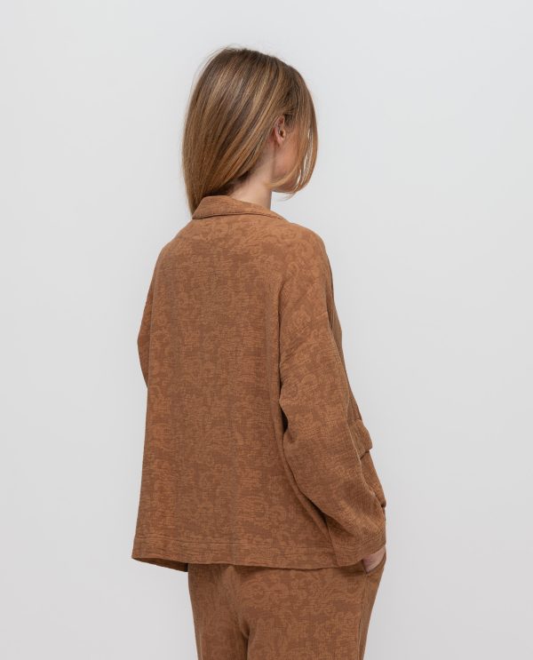 Giacca revers jacquard DD26772 TERRA_6s - immagine 3