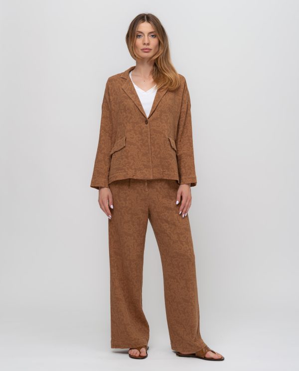 Giacca revers jacquard DD26772 TERRA_6s - immagine 4