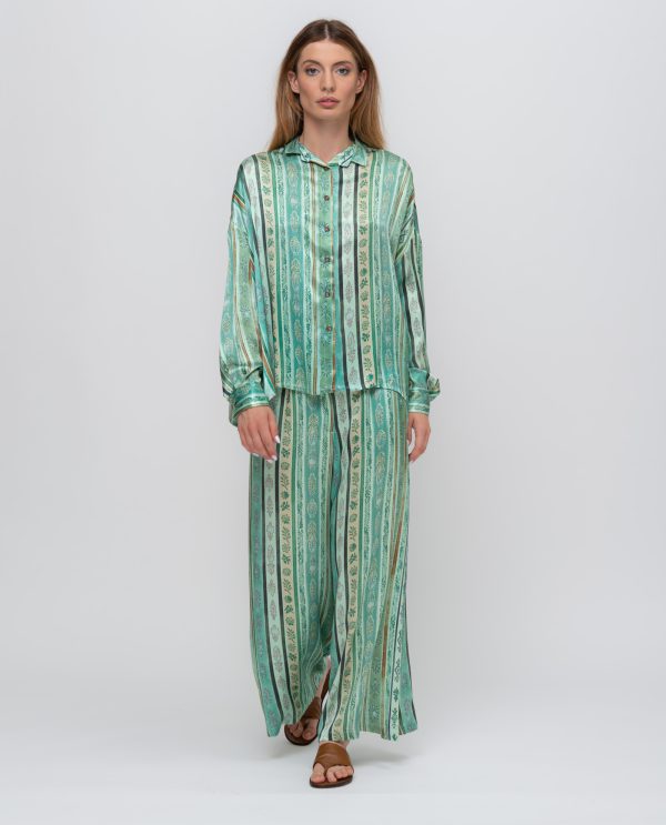 Camicia over people stampato DD26783 FANTASIA F65RigaAcqua - immagine 4