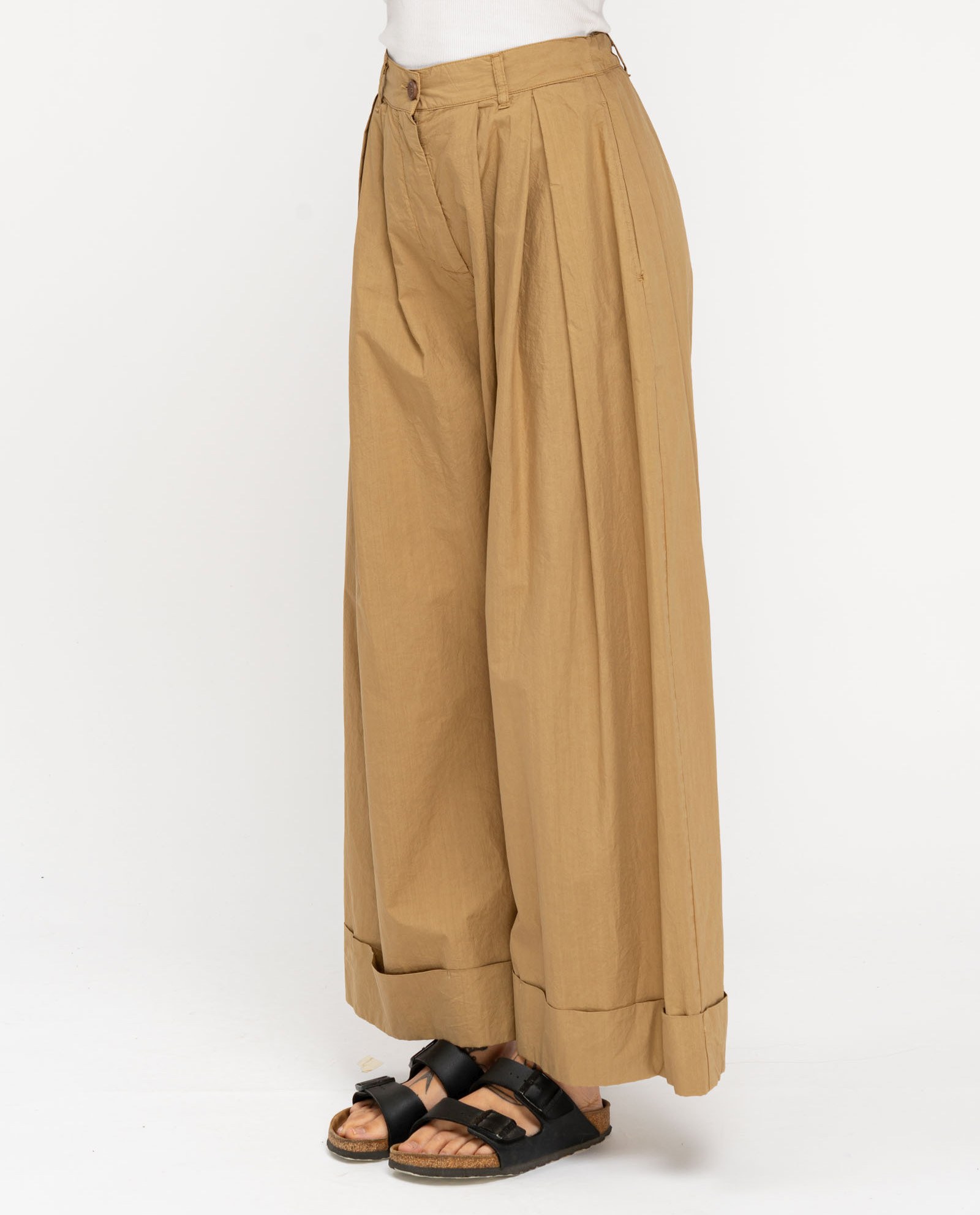 Pantalone risvolto pop 8080 DD26793 NATURALE_6s - immagine 3