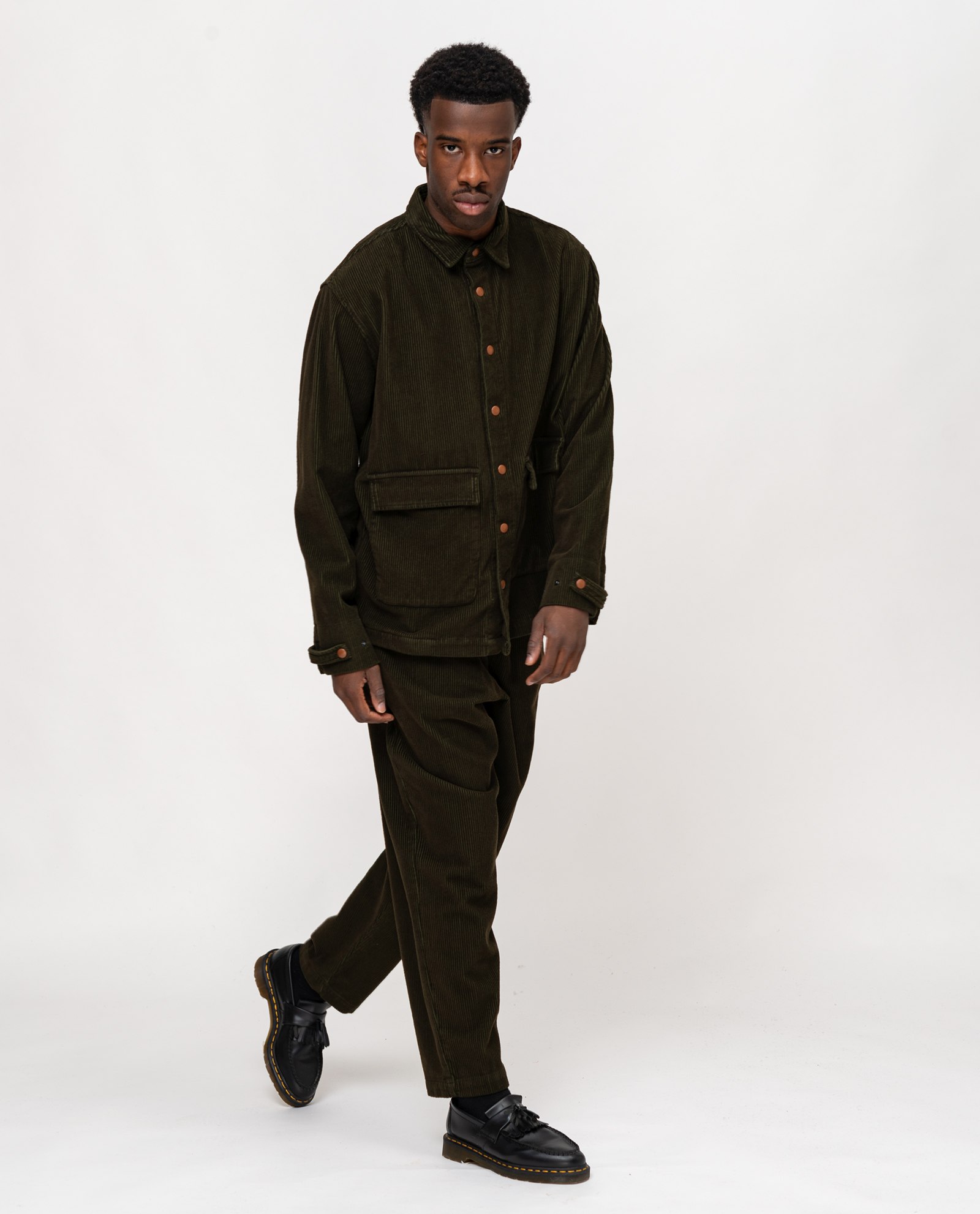 Giacca tasche grandi ortles stampa placcata DU25229 BISCOTTO 24AI-140VERDONE - immagine 4