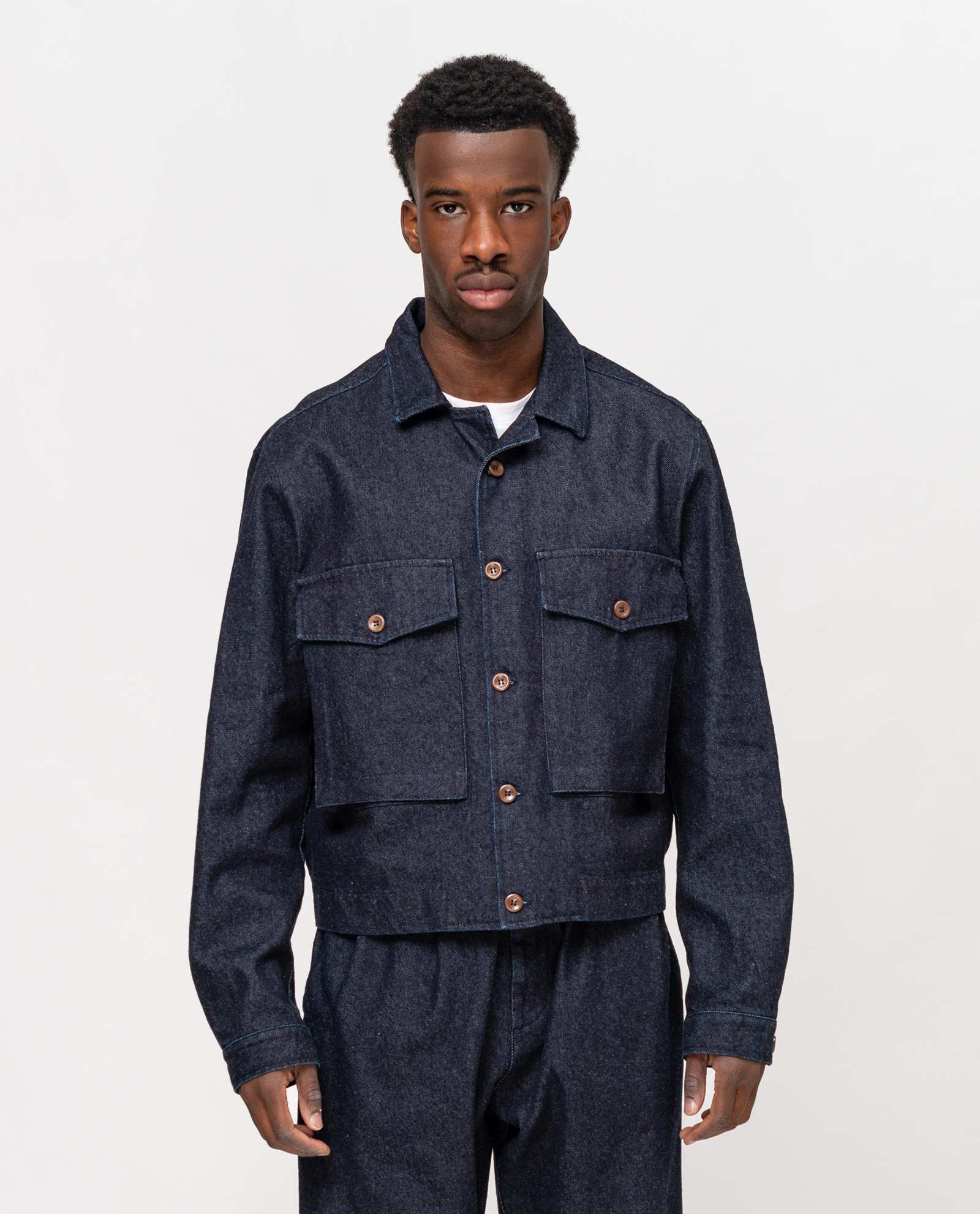 Jacket denim DU25240 SCURO