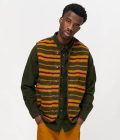 Gilet lanacotta rigata DU25246 RIGATO Var2militare