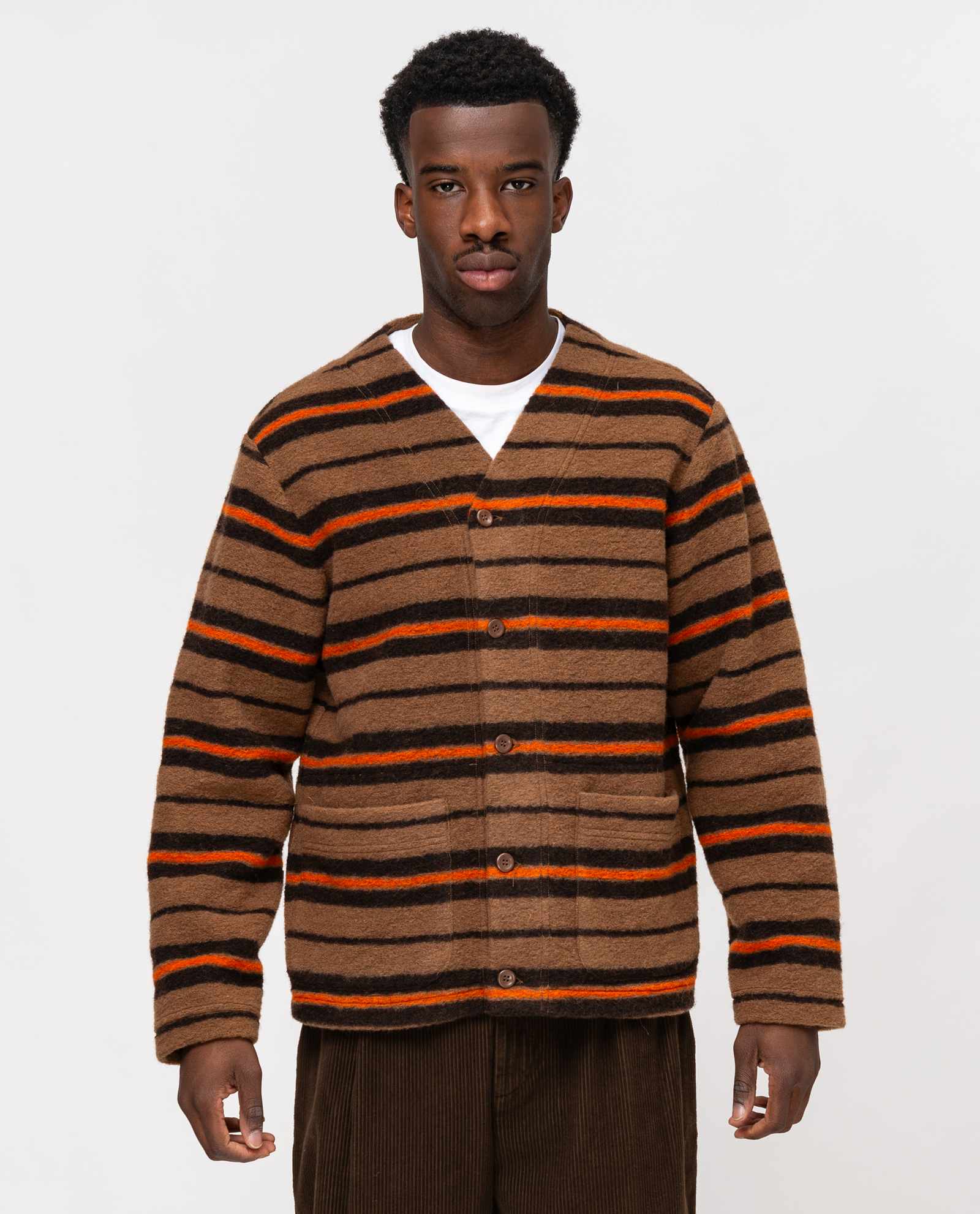 Cardigan lanacotta riga DU25257 RIGATO Var3marrone