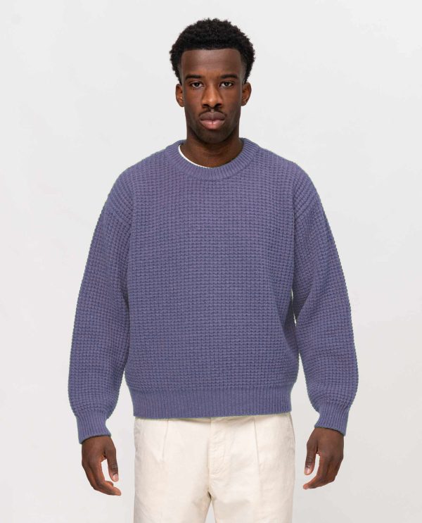 Maglione lana DU25267 OL25ai36Viola