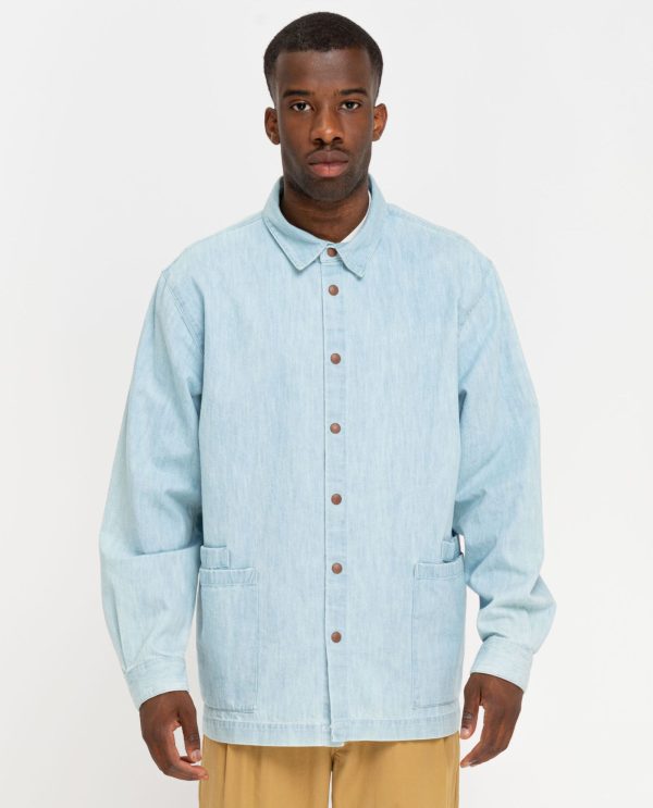 Giacca camicia multitasche ranger DU25938 CHIARO