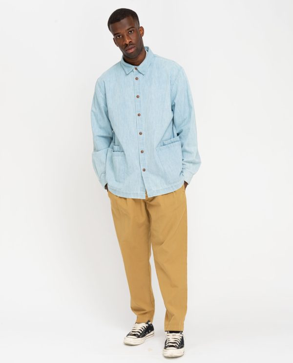 Giacca camicia multitasche ranger DU25938 CHIARO - Image 2