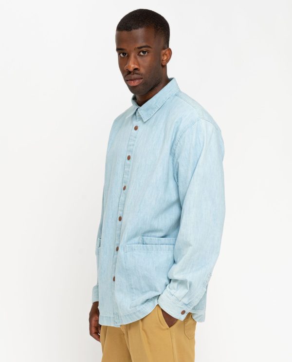 Giacca camicia multitasche ranger DU25938 CHIARO - Image 3