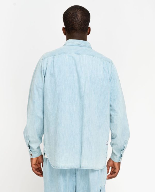 Camicia maniche lunghe ranger DU25946 CHIARO - immagine 4