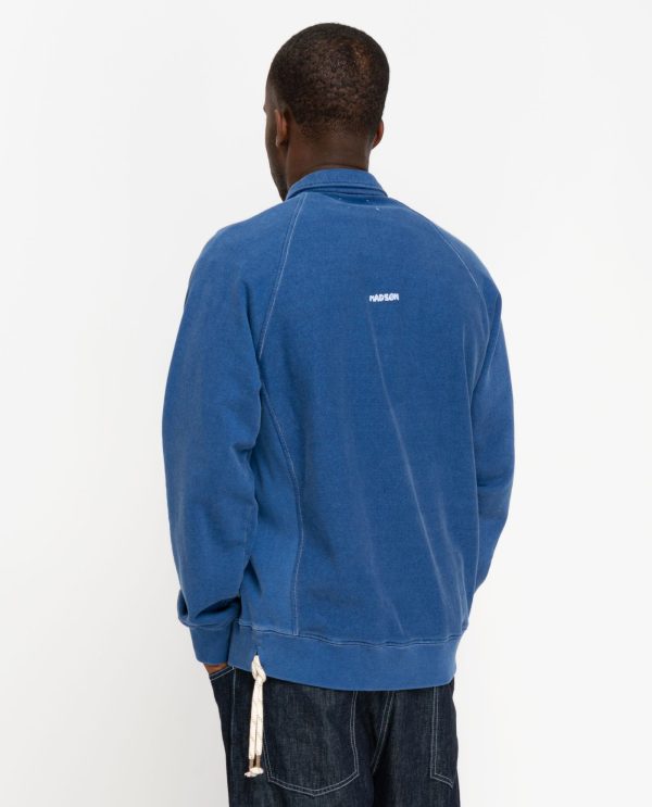 Felpa polo placcata DU25960 25peMadson G-INDACO - immagine 4