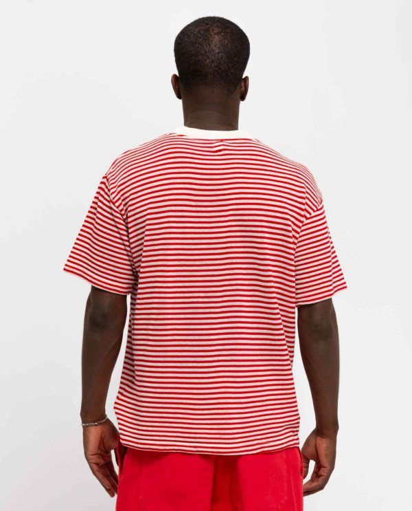 Tshirt america j-lino riga DU25968 RIGATO PAPAVERO - immagine 4