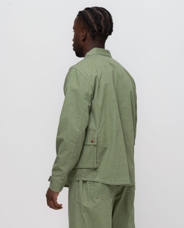 Giacca tasconi fianco ripstop placcato DU26127 MILITARE_6s - immagine 3