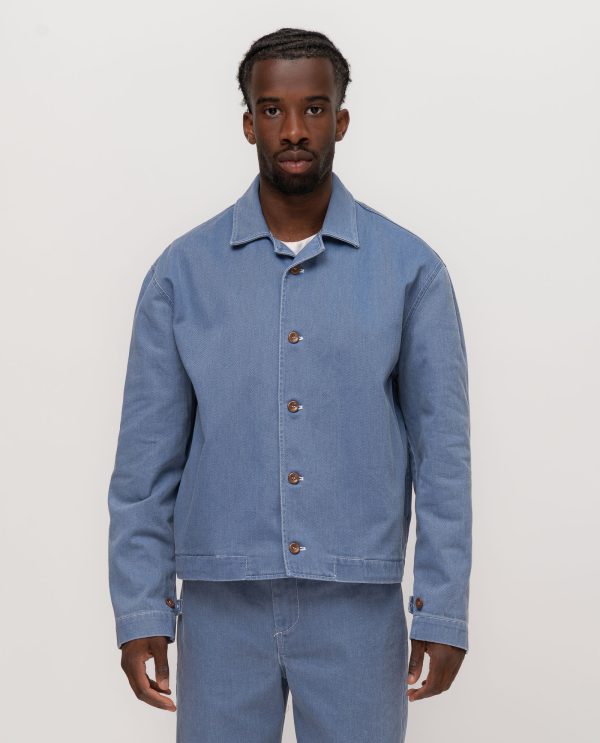 Giubbo cropt macugnaga placcato DU26129 INDACO_6s