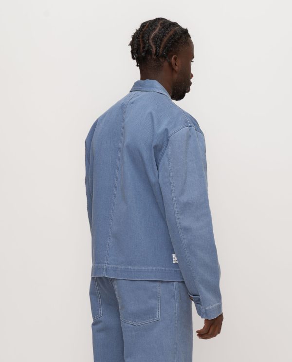 Giubbo cropt macugnaga placcato DU26129 INDACO_6s - immagine 4