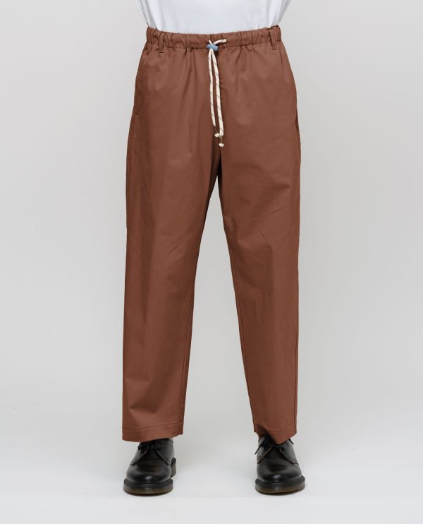 Pantalaccio fondo ampio garda DU26151 G_MARRONE