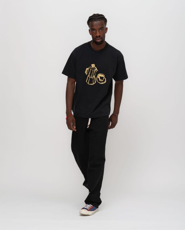 Tshirt america jersone stampata DU26172 26sCaffe NERO_6s - immagine 3