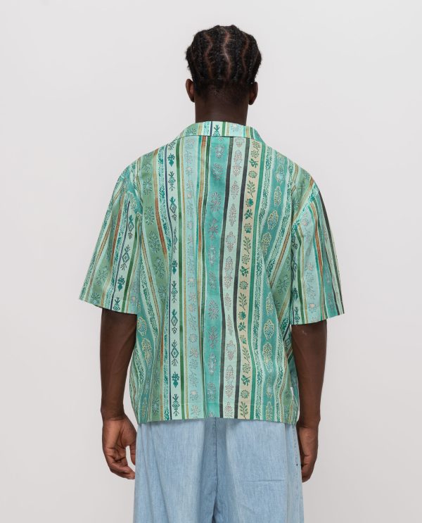 Camicia over manila stampato DU26177 FANTASIA F65RigaAcqua - Image 3