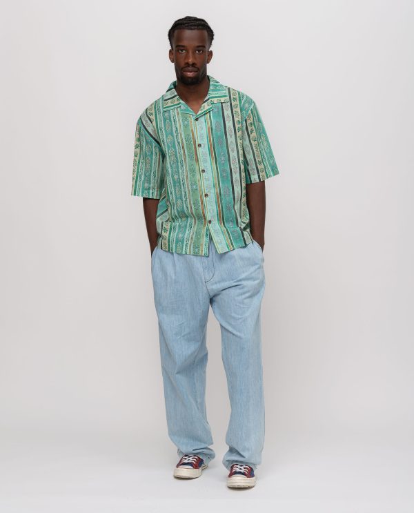 Camicia over manila stampato DU26177 FANTASIA F65RigaAcqua - Image 4