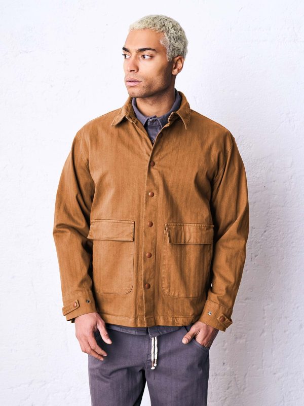 Giacca camicia bellington DU26300 CALUGA Biscotto