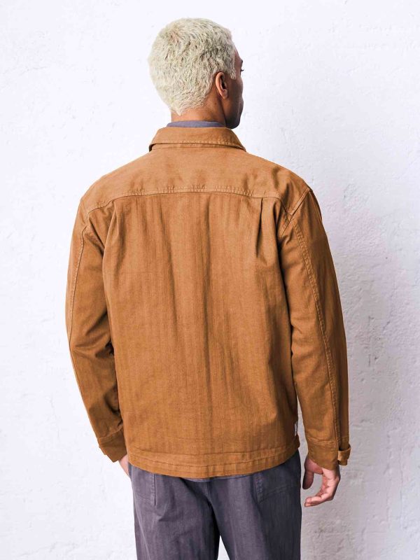 Giacca camicia bellington DU26300 CALUGA Biscotto - immagine 2